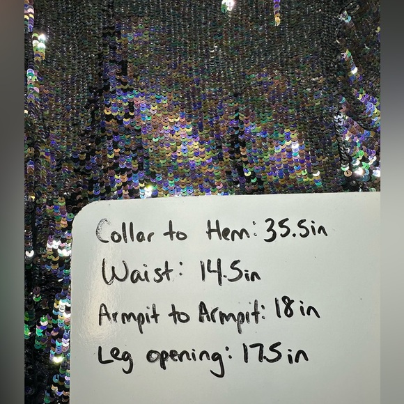 Naeem Khan Riazee Nights Silk Silver Black Sequin Mini Sheath Dress Vintage Sz M - Picture 8 of 8